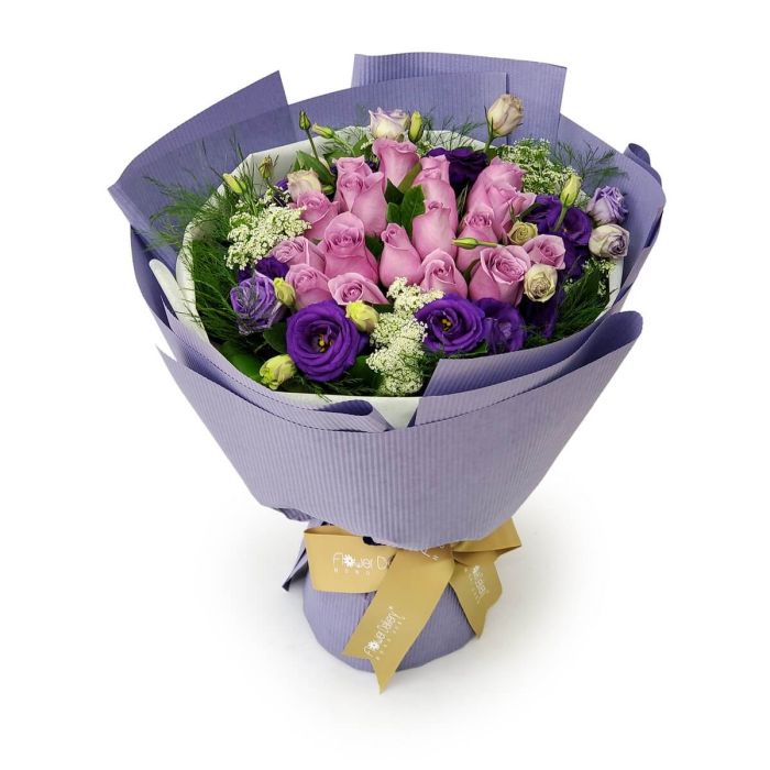 Gracious Purple flower bouquet